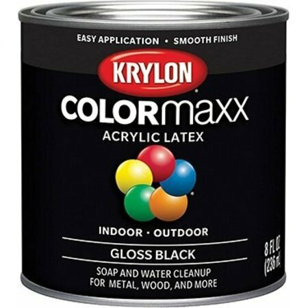 KRYLON PAINT 1/2 PT SATIN WHT COLORMAXX K05615007